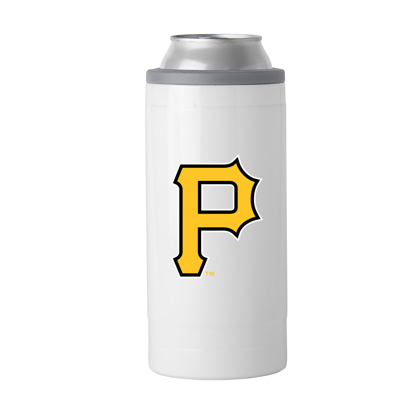 Pittsburgh Pirates Letterman 12 oz Slim Can Coolie