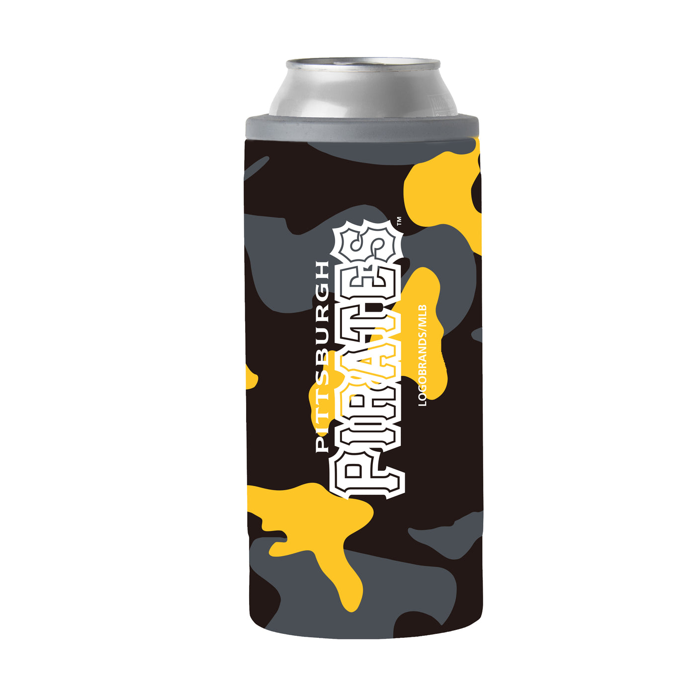 Pittsburgh Pirates 12oz Camo Slim Can Coolie