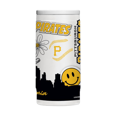 Pittsburgh Pirates 12oz Native Powdercoat SlimCan Coolie
