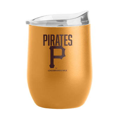 Pittsburgh Pirates 16oz Huddle Powder Coat Curved Beverage - Logo Brands