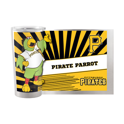 Pittsburgh Pirates 20oz Mascot Stainless Steel Tumbler - Logo Brands