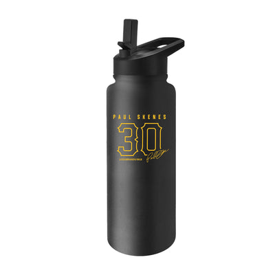 Pittsburgh Pirates Players Quencher Paul Skenes Flip Top Water Bottle