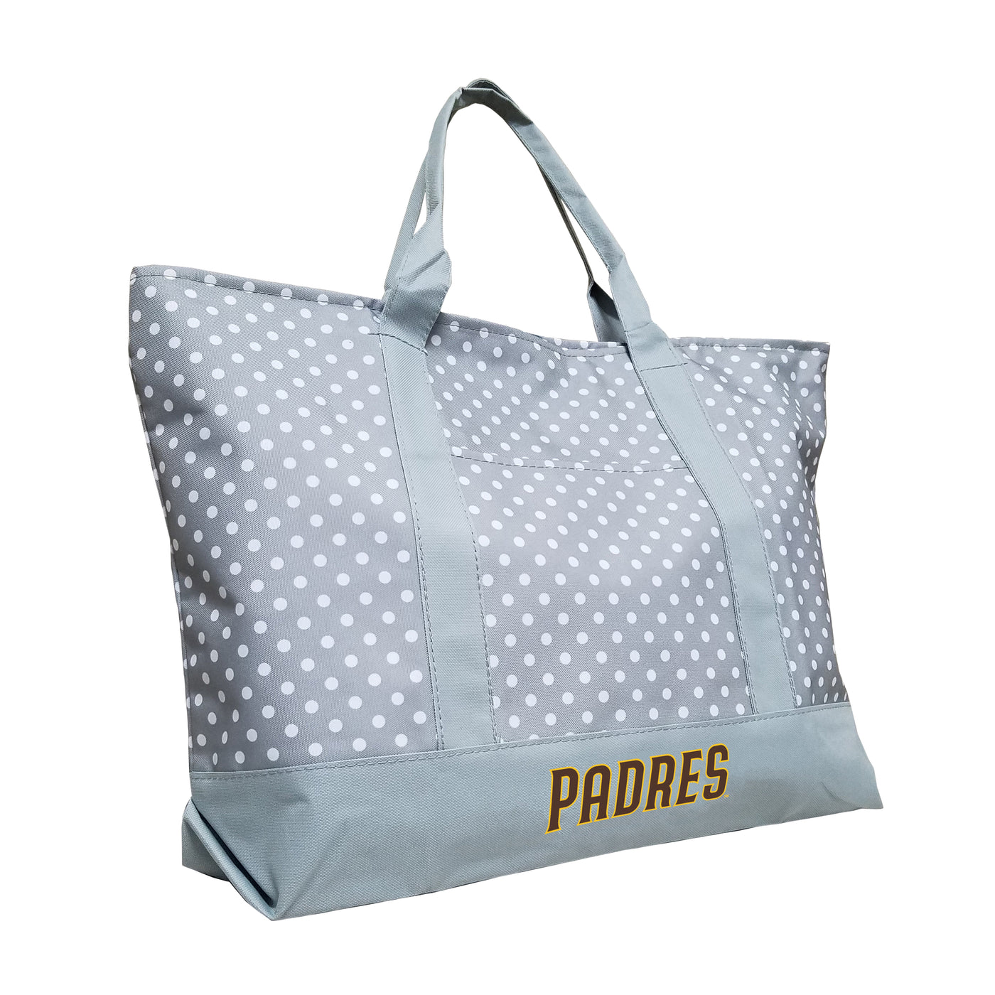 San Diego Padres Gray Dot Tote f/ Primary Wdmk