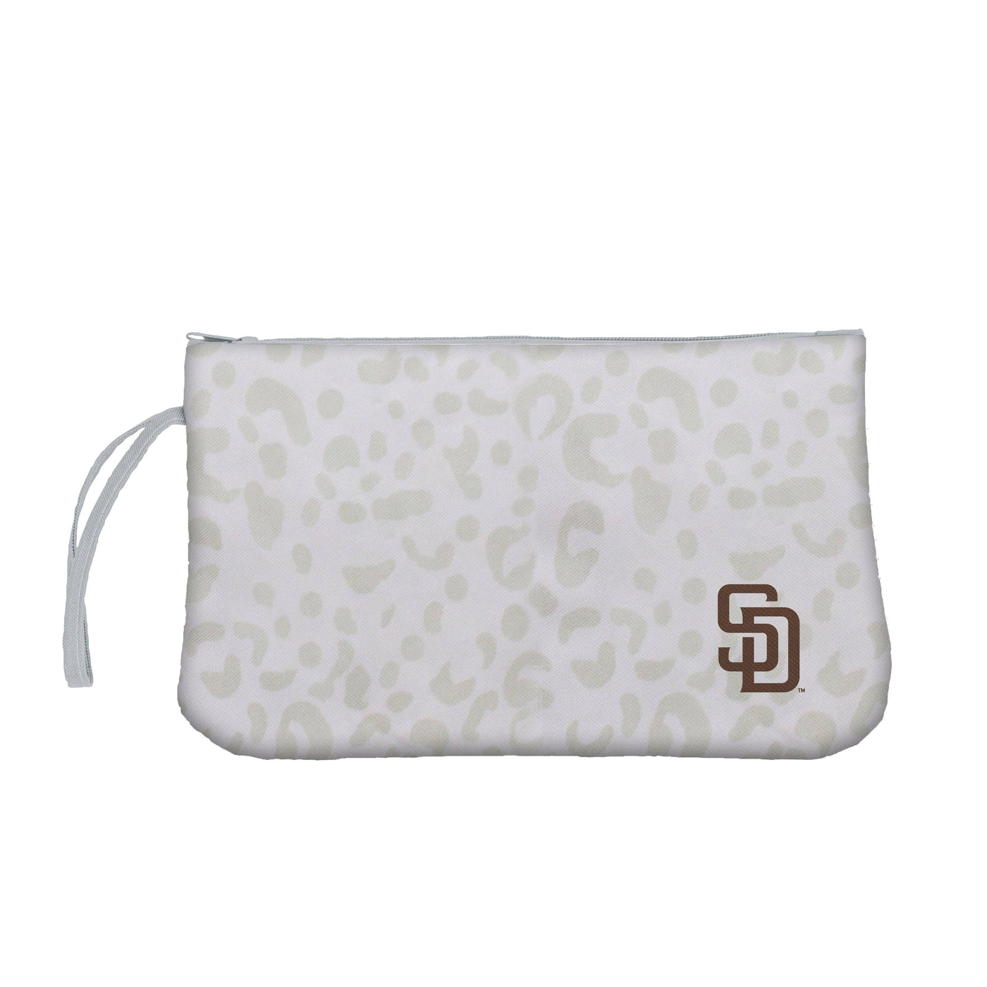 SD Padres Leopard Print Wristlet