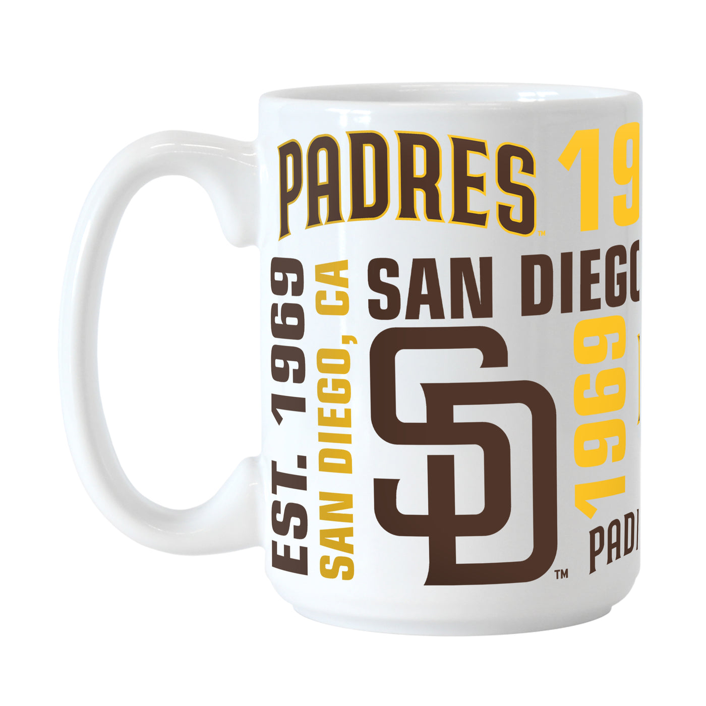 SD Padres 15oz Spirit Sublimated Mug