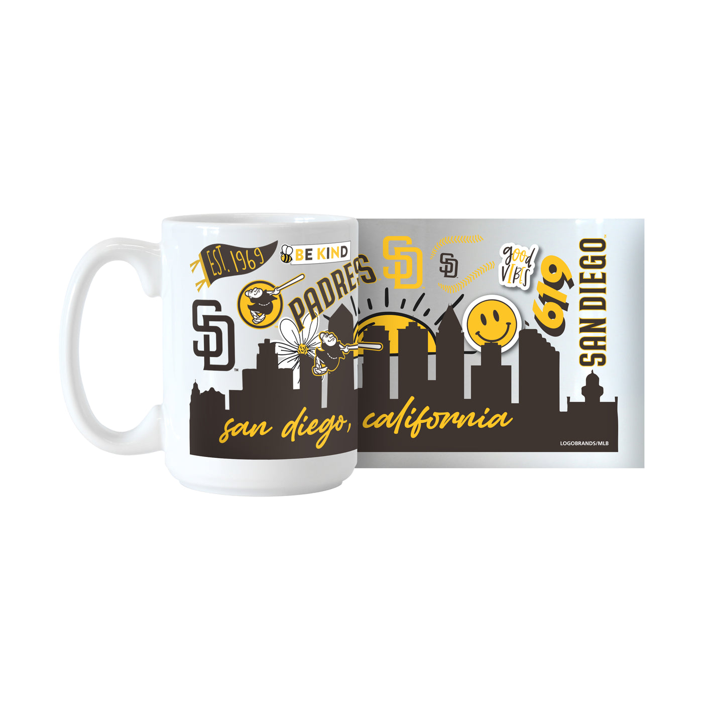 SD Padres 15oz Native Sublimated Mug