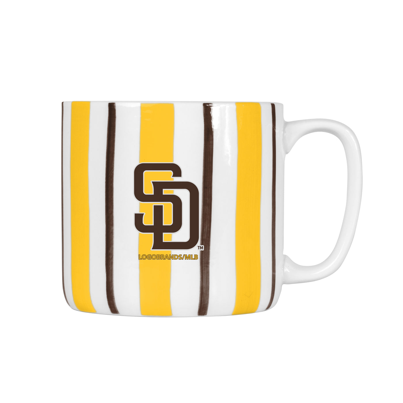 SD Padres 16oz Brushstroke Stripe Mug