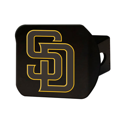 MLB - San Diego Padres Color on Black Hitch Cover
