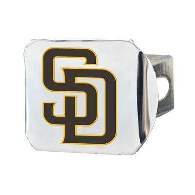 MLB - San Diego Padres Color on Chrome Hitch Cover