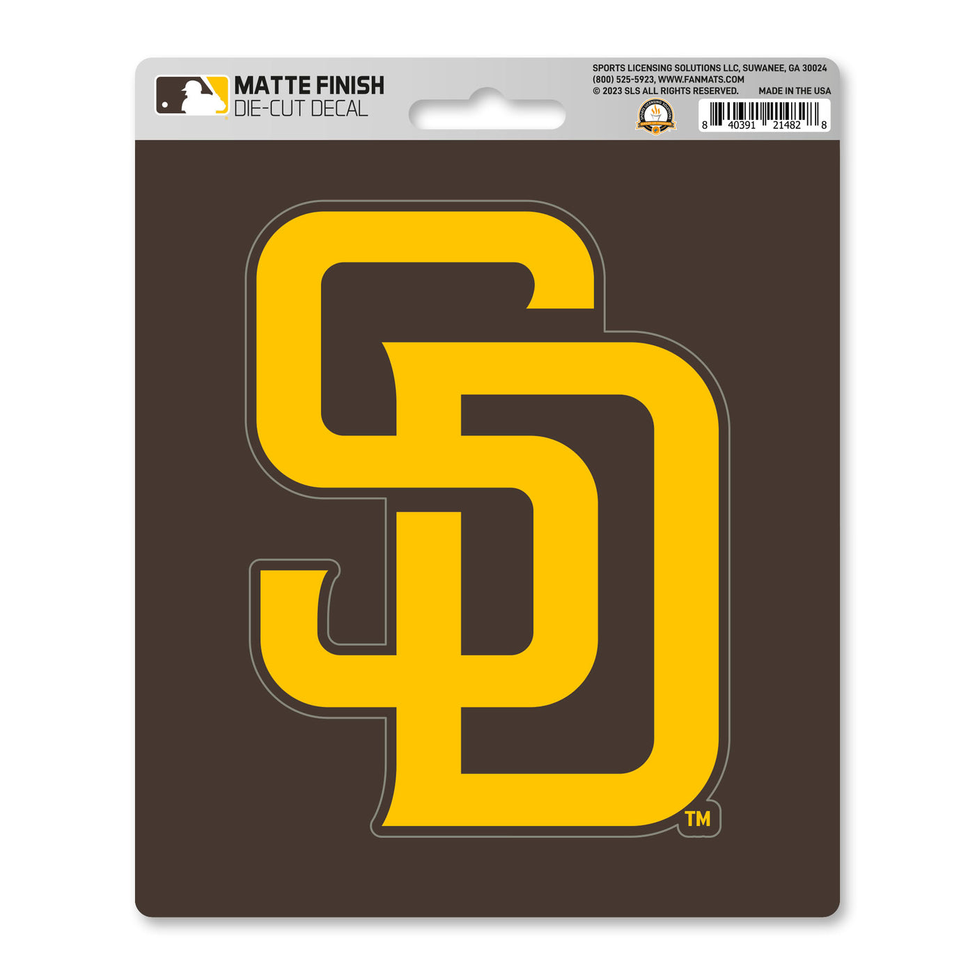 MLB - San Diego Padres Matte Decal