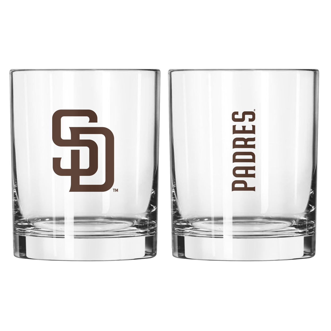 San Diego Padres 14oz Gameday Rocks Glass