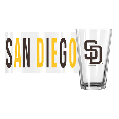 San Diego Padres 16oz Overtime Pint Glass