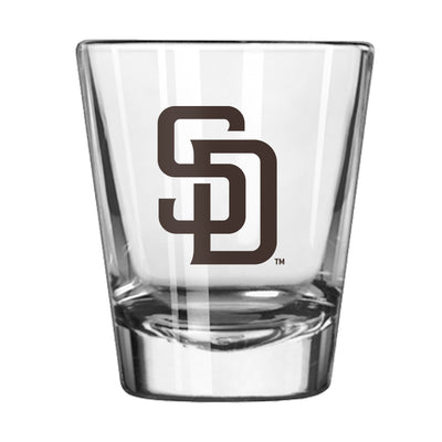 San Diego Padres 2oz Letterman Shot Glass