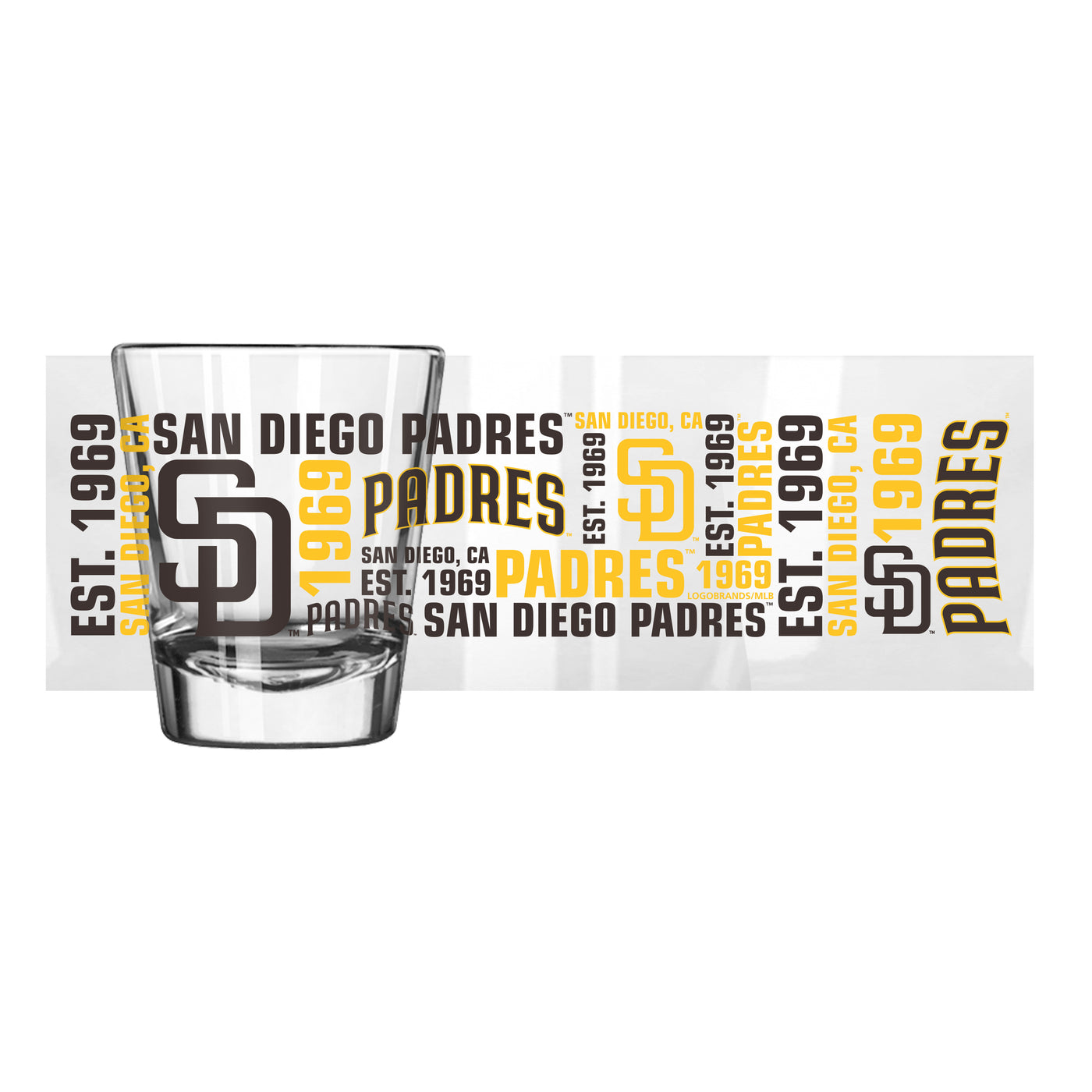 San Diego Padres 2oz Spirit Shot Glass