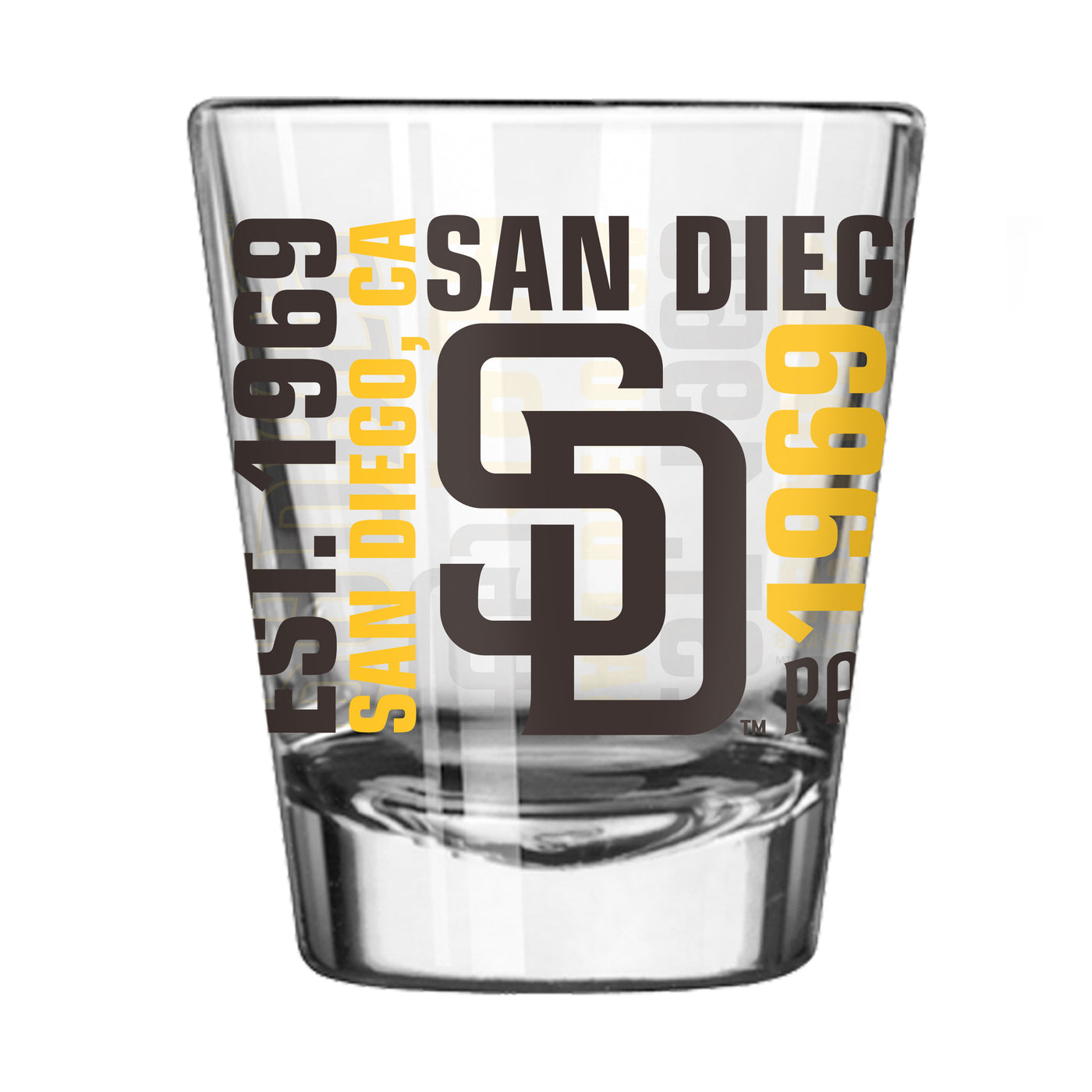 San Diego Padres 2oz Spirit Shot Glass