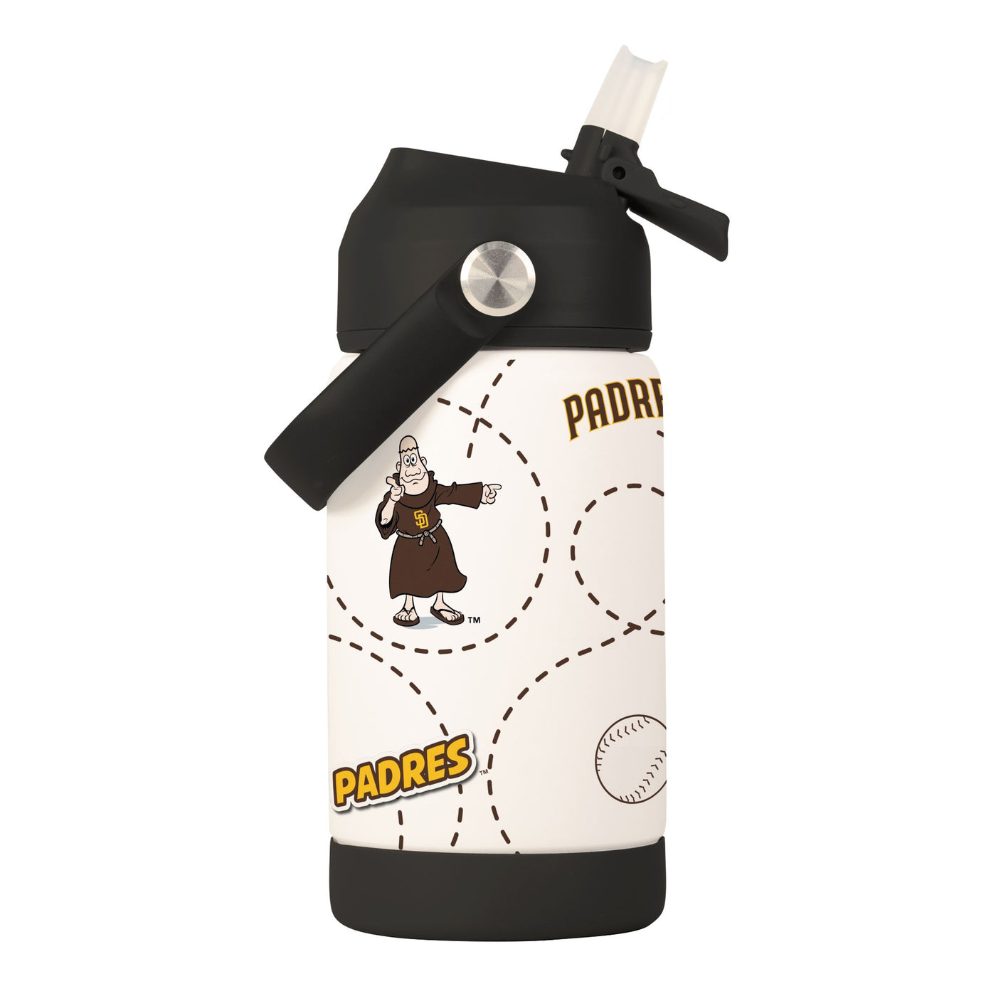 SD Padres 12oz Mascot SS Kids Bottle