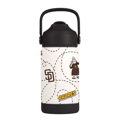 SD Padres 12oz Mascot SS Kids Bottle
