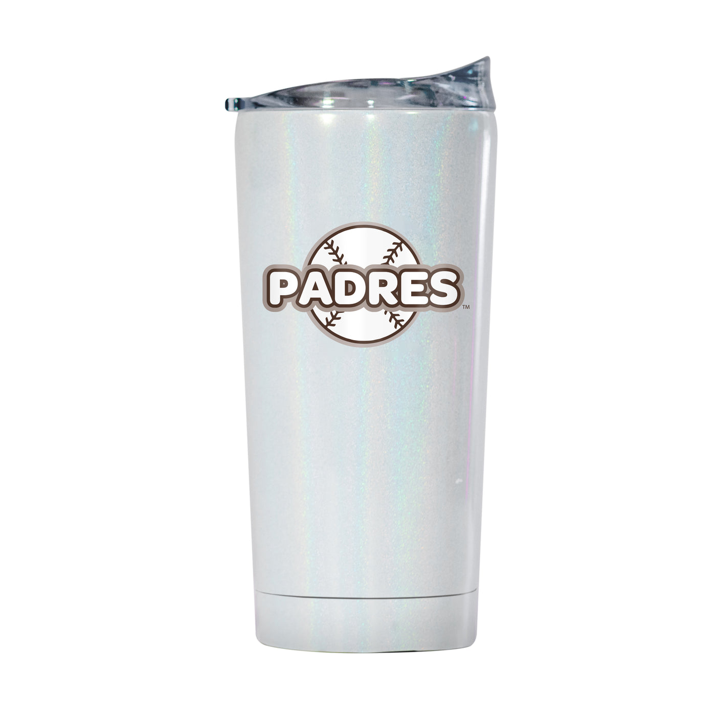 San Diego Padres 20oz Bubble Iridescent Tumbler - Logo Brands