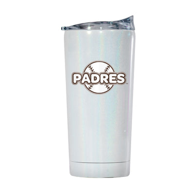 San Diego Padres 20oz Bubble Iridescent Tumbler - Logo Brands