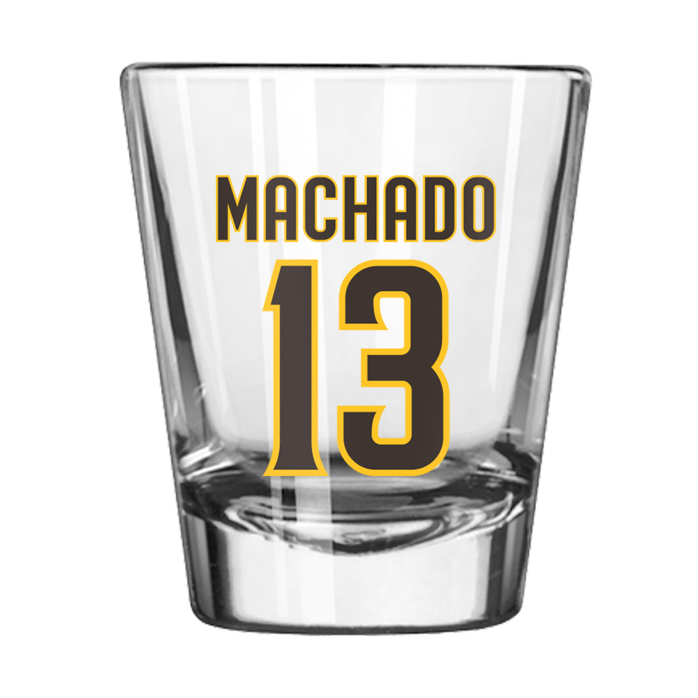 San Diego Padres 2oz Manny Machado Stripe Shot Glass