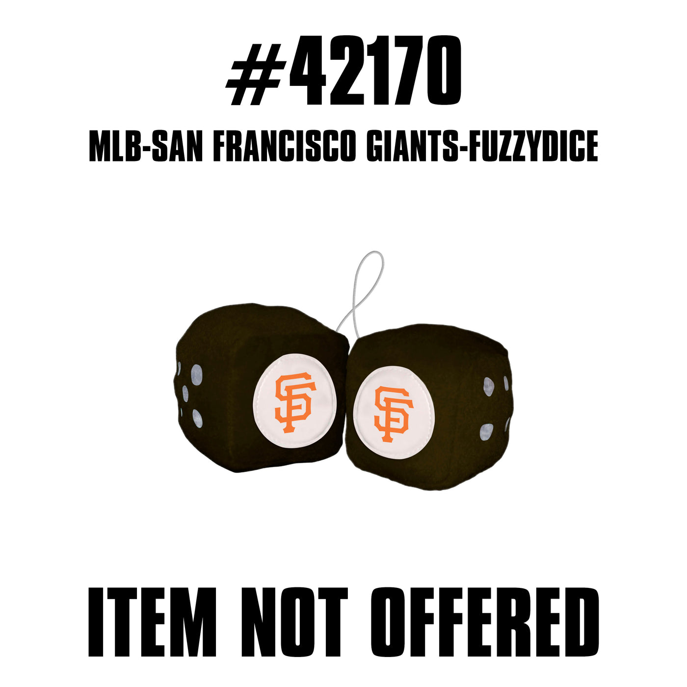 MLB - San Francisco Giants-Fuzzy Dice