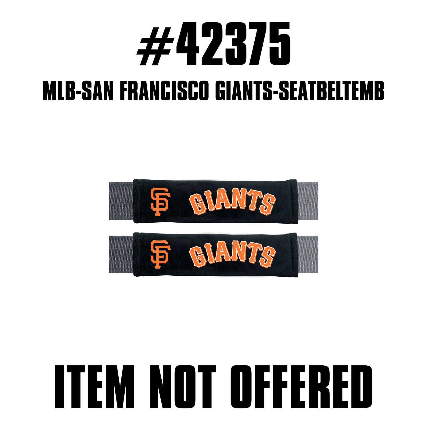MLB - San Francisco Giants-SEATBELTEMB