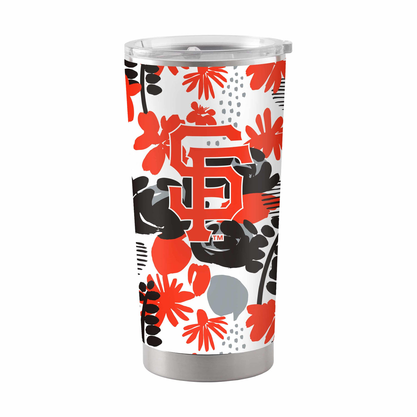 San Francisco Giants 20oz Floral Stainless Steel Tumbler