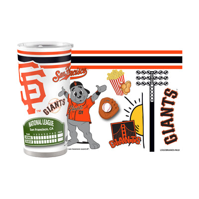 San Francisco Giants 20oz Native Stainless Steel Tumbler - Logo Brands