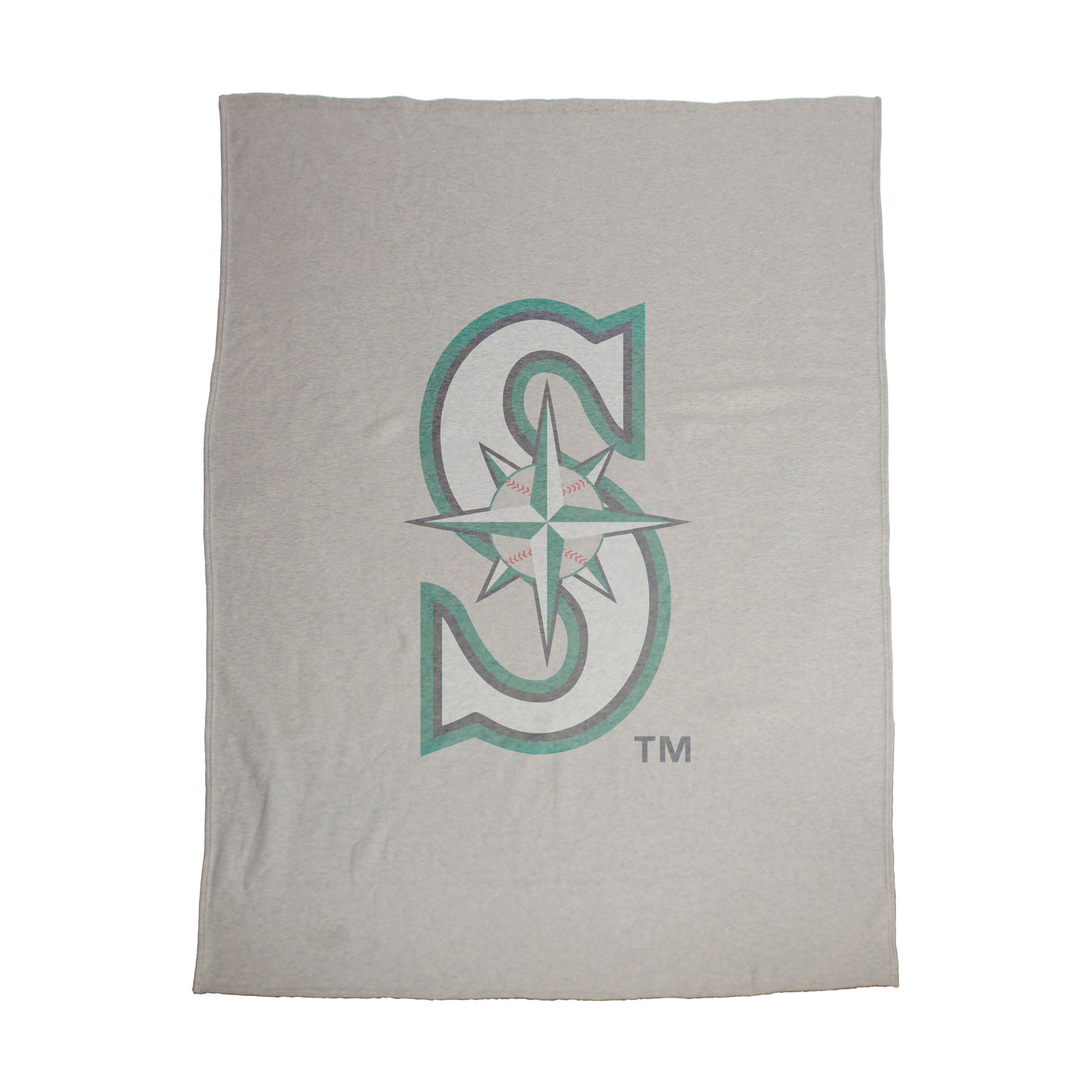 Seattle Mariners Oversized Logo Sublimated Sweatshirt Blanket