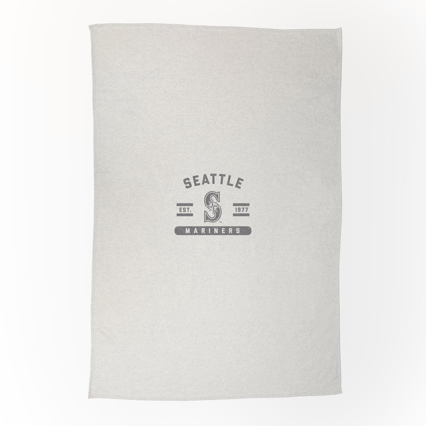 Seattle Mariners Oatmeal Sweatshirt Blanket - Logo Brands