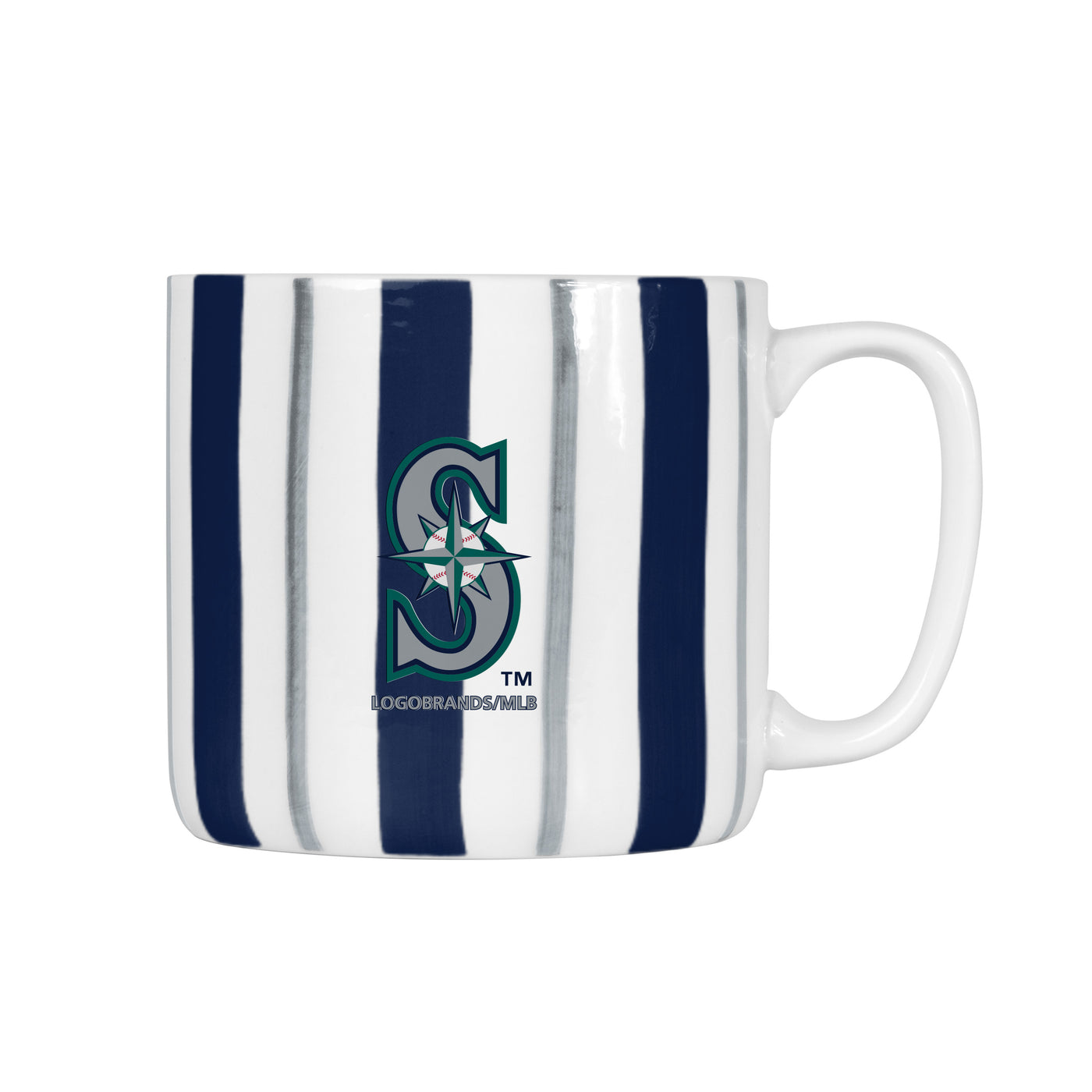 Seattle Mariners 16oz Brushstroke Stripe Mug