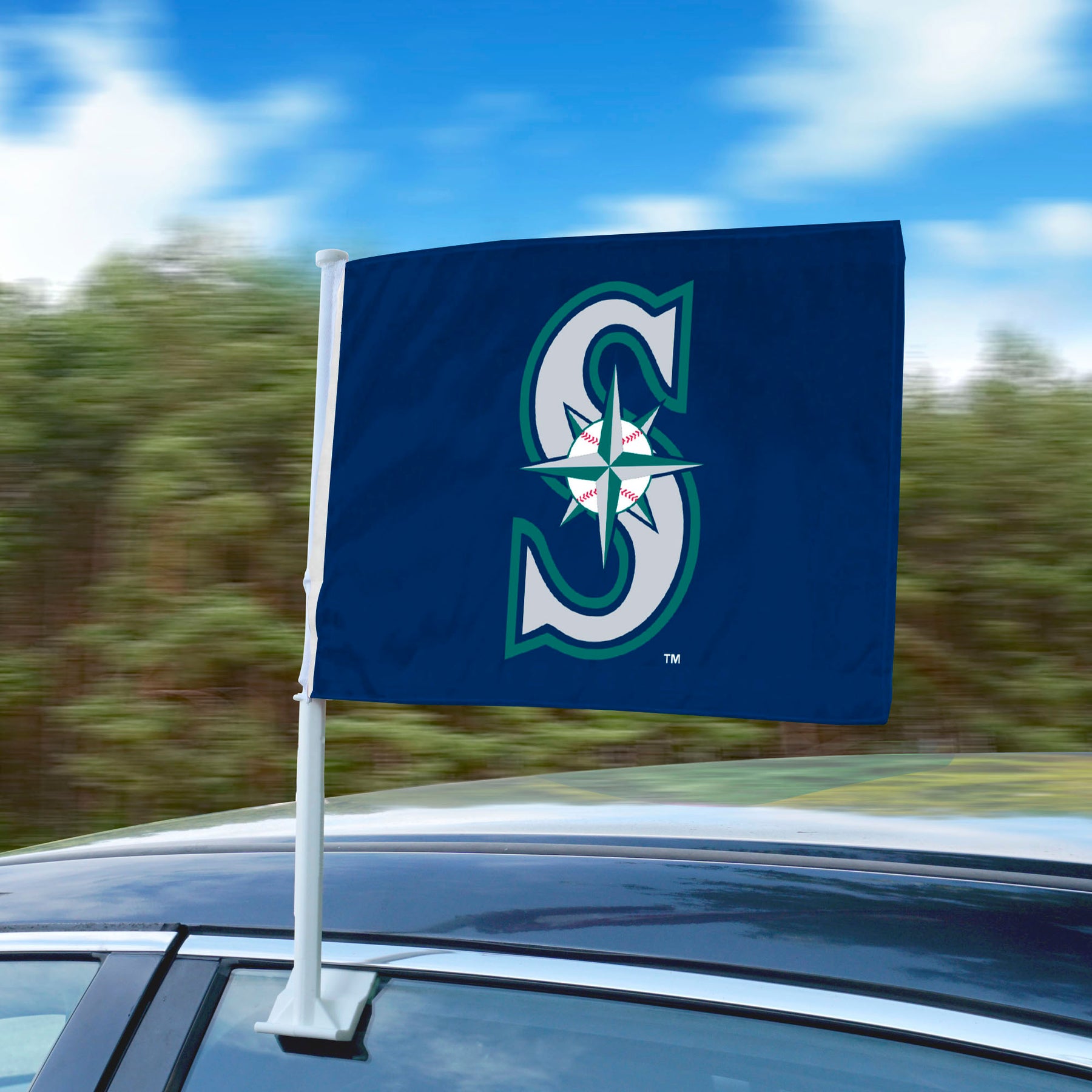 Mariners Car Raffle Seattle Mariners Car Flag | Logo Brands