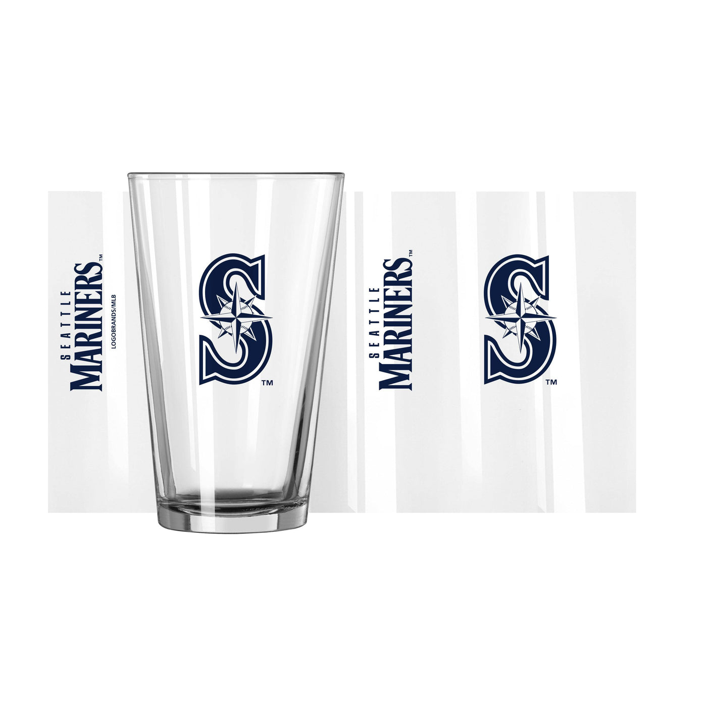 Seattle Mariners 16oz Gameday Pint Glass - Logo Brands