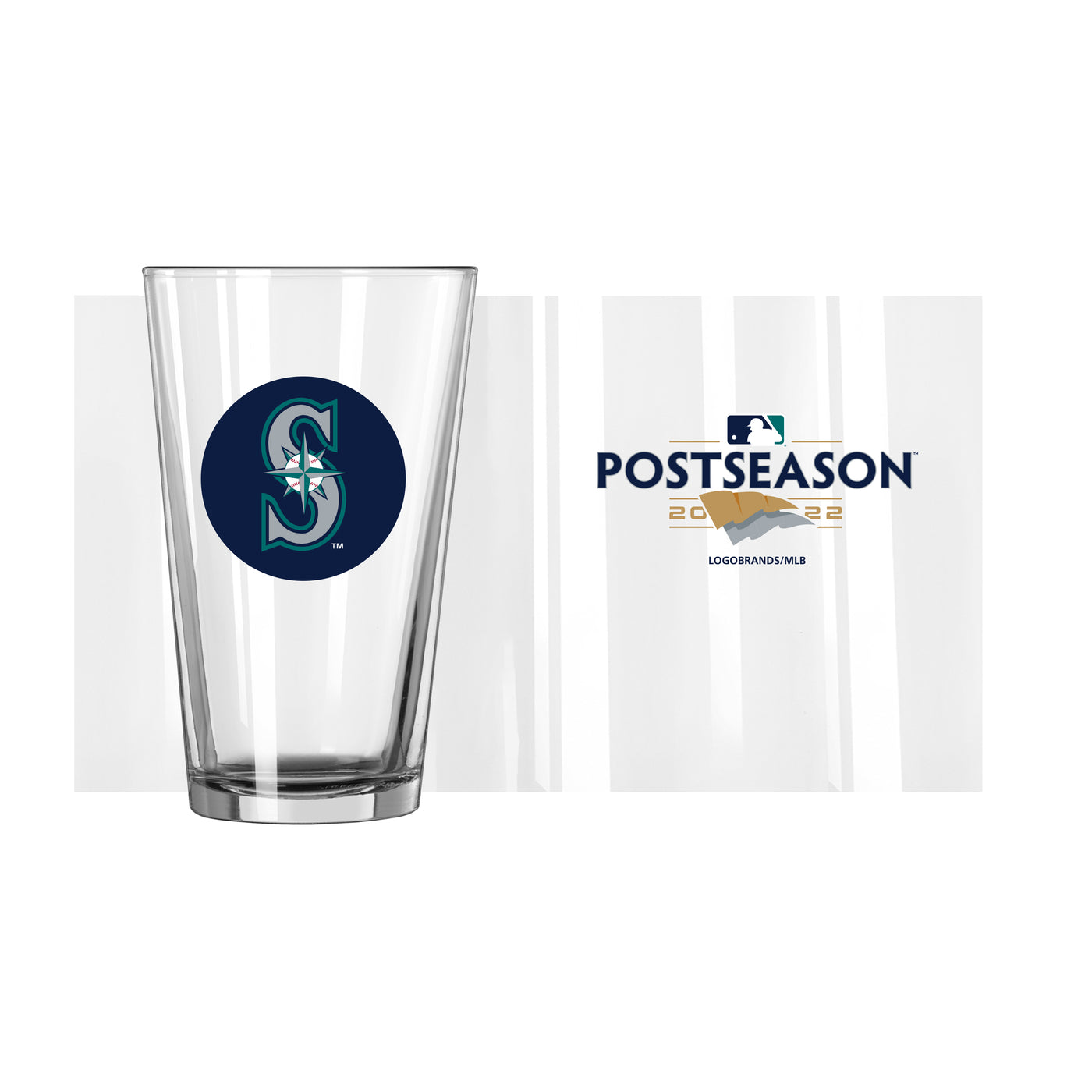 Seattle Mariners 2022 Post Season 16oz Pint Glass