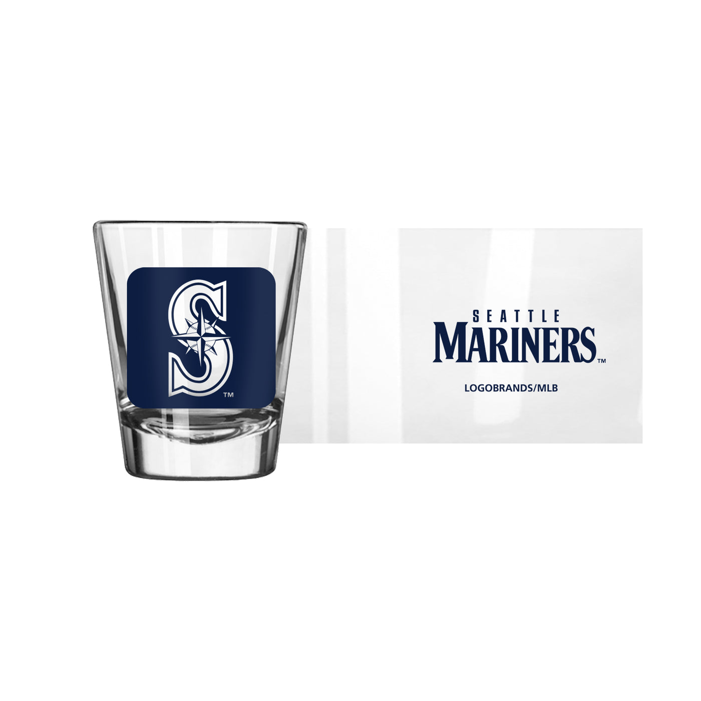 Seattle Mariners 2oz Cube Shot Glass