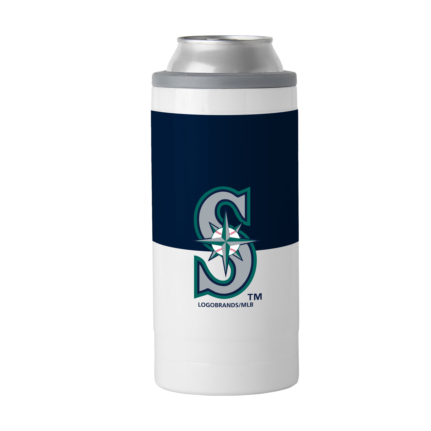 Seattle Mariners Slim Colorblock Can Coolie