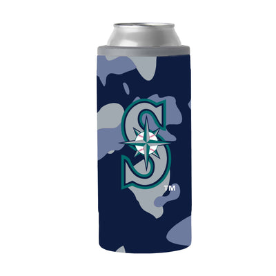 Seattle Mariners 12oz Camo Slim Can Coolie