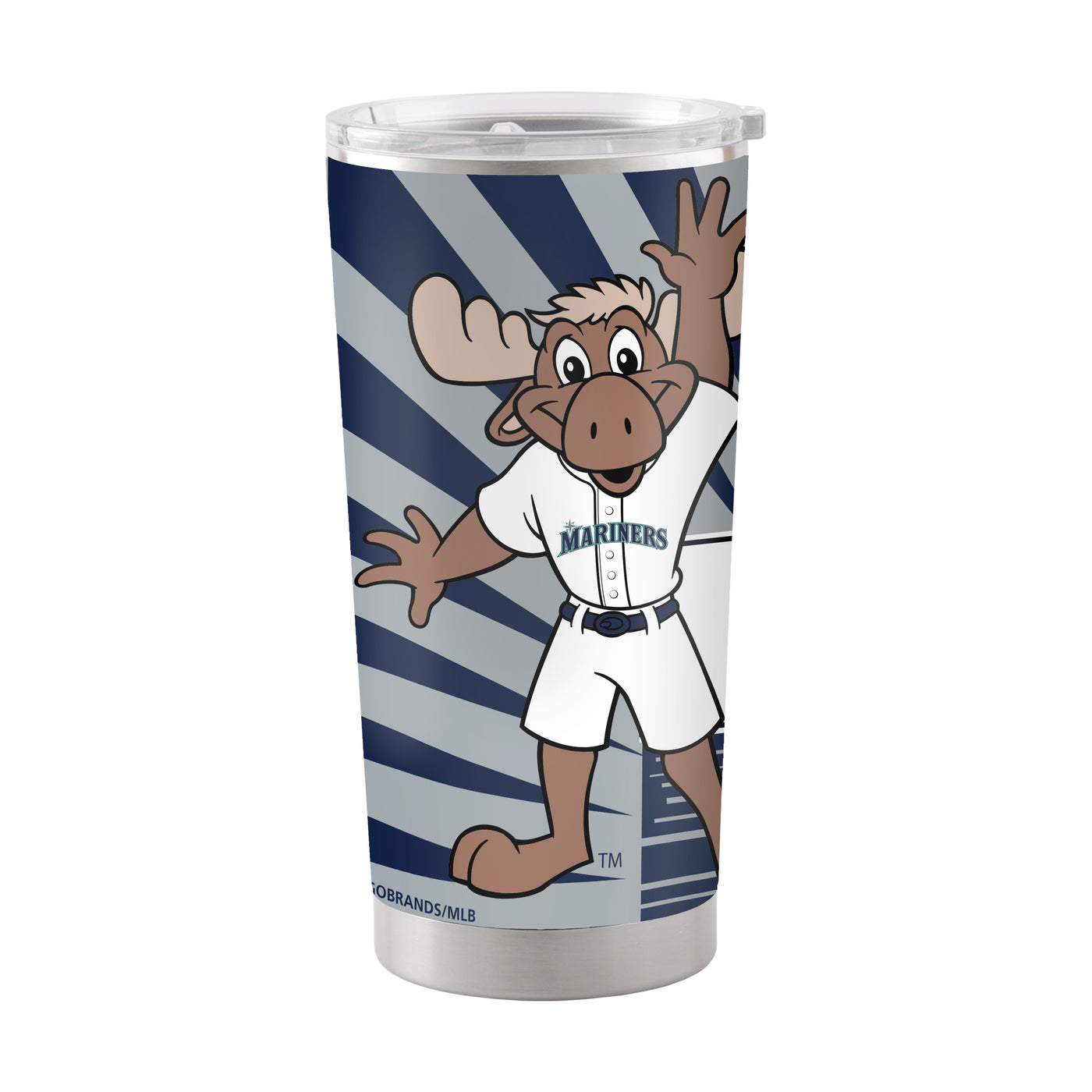 Seattle Mariners 20oz Mascot Stainless Steel Tumbler - Logo Brands