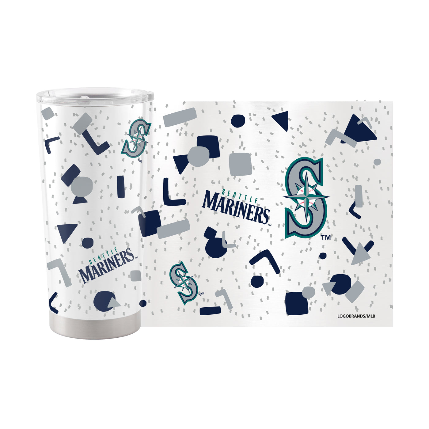 Seattle Mariners 20oz Flashback Stainless Steel Tumbler