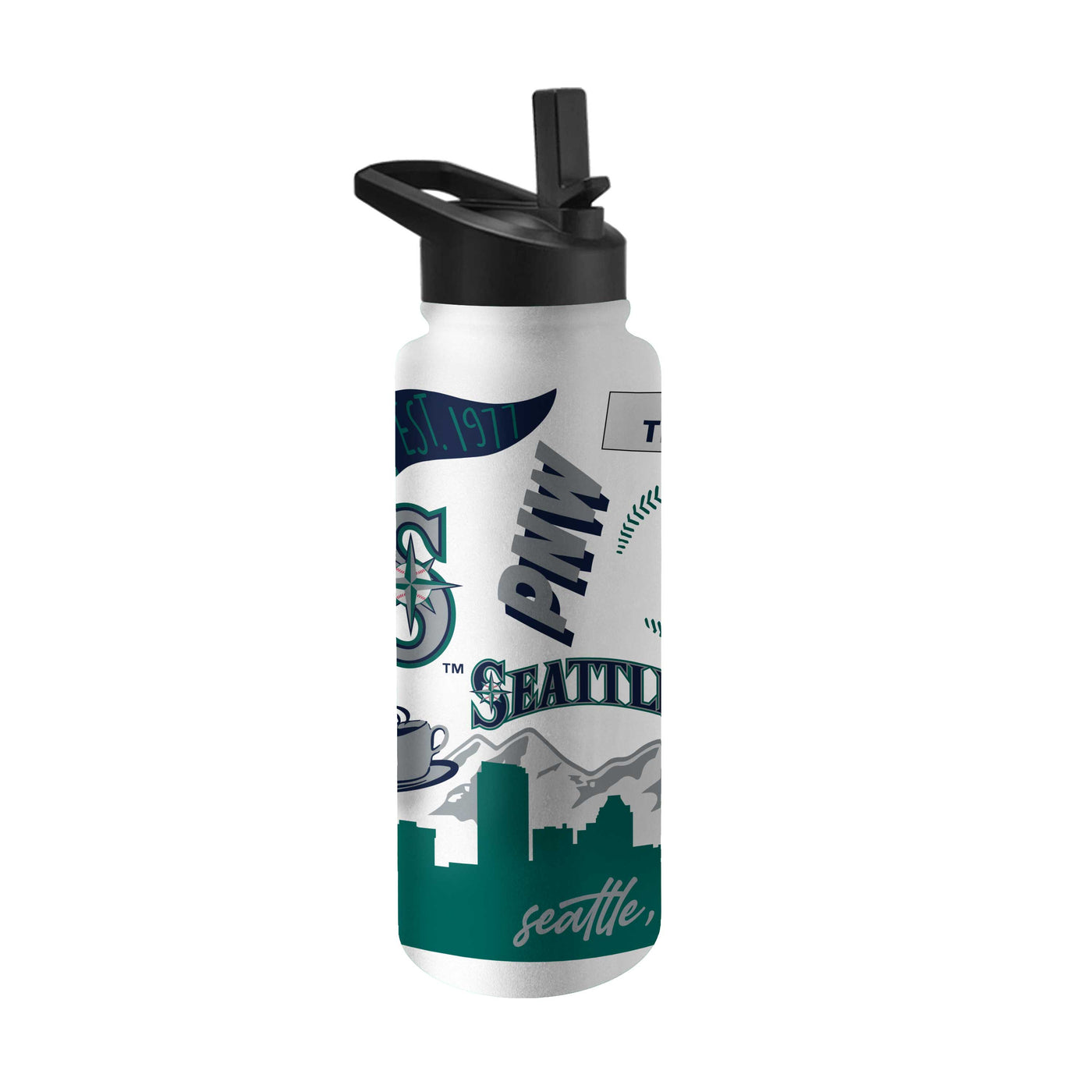 Seattle Mariners 34oz Native Quencher Bottle