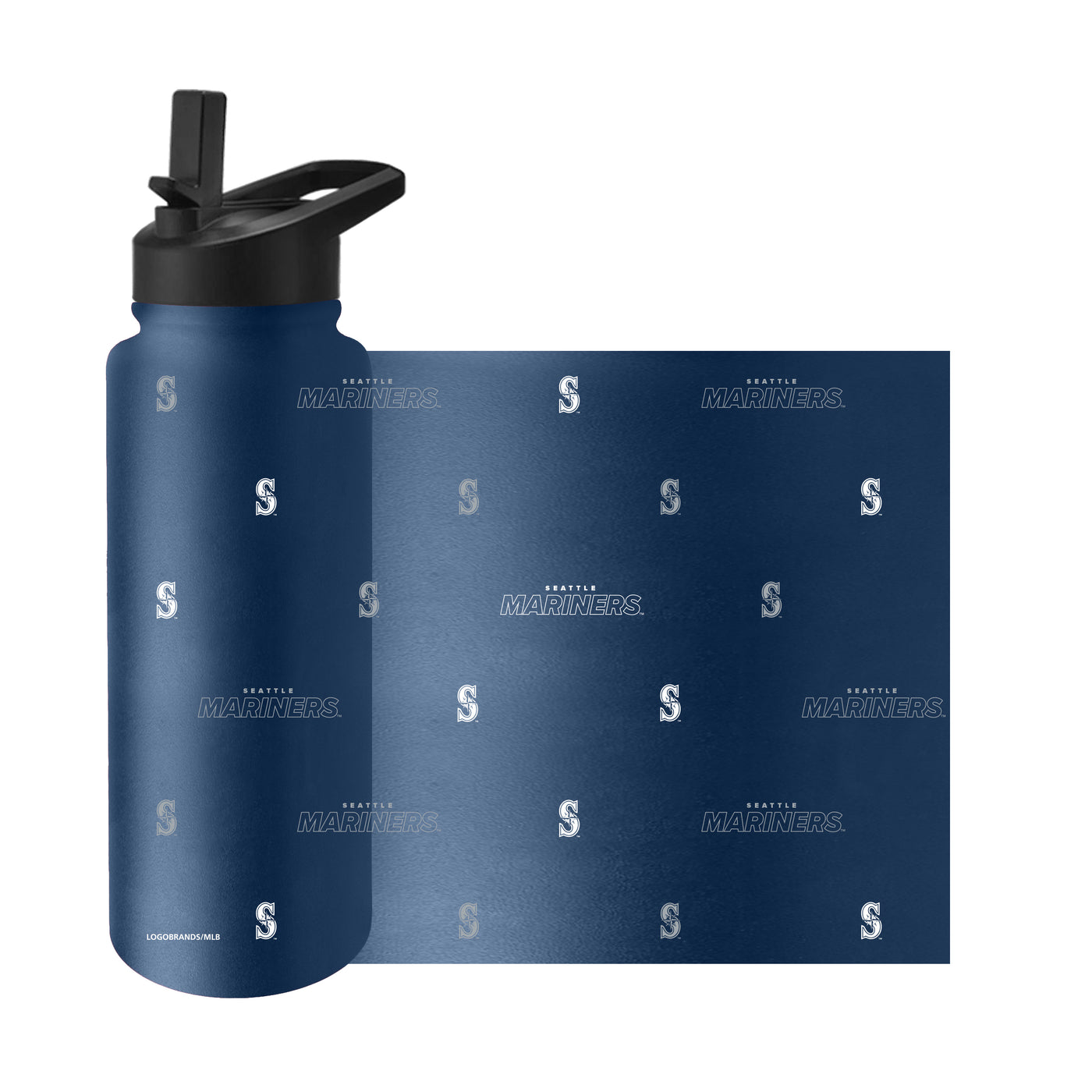 Seattle Mariners 34oz Step And Repeat Quencher Bottle