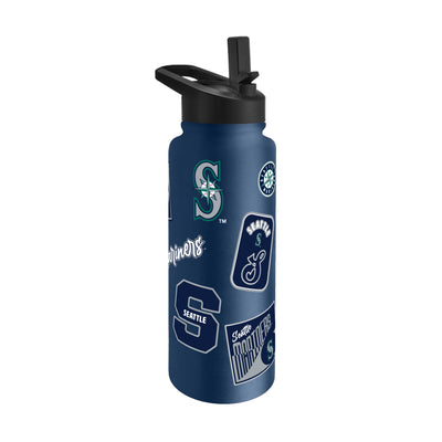 Seattle Mariners 34oz Dream Weave Quencher Bottle