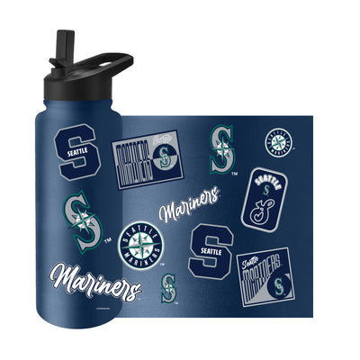 Seattle Mariners 34oz Dream Weave Quencher Bottle