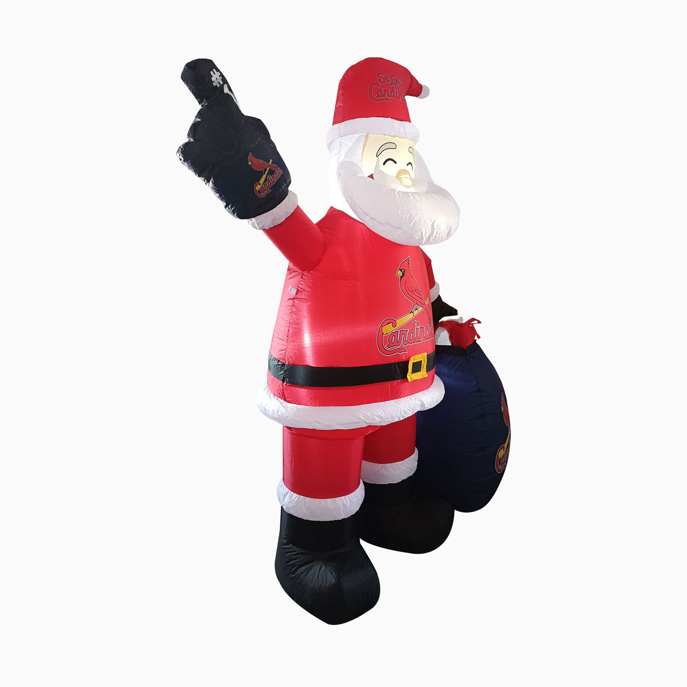 St Louis Cardinals Inflatable Santa