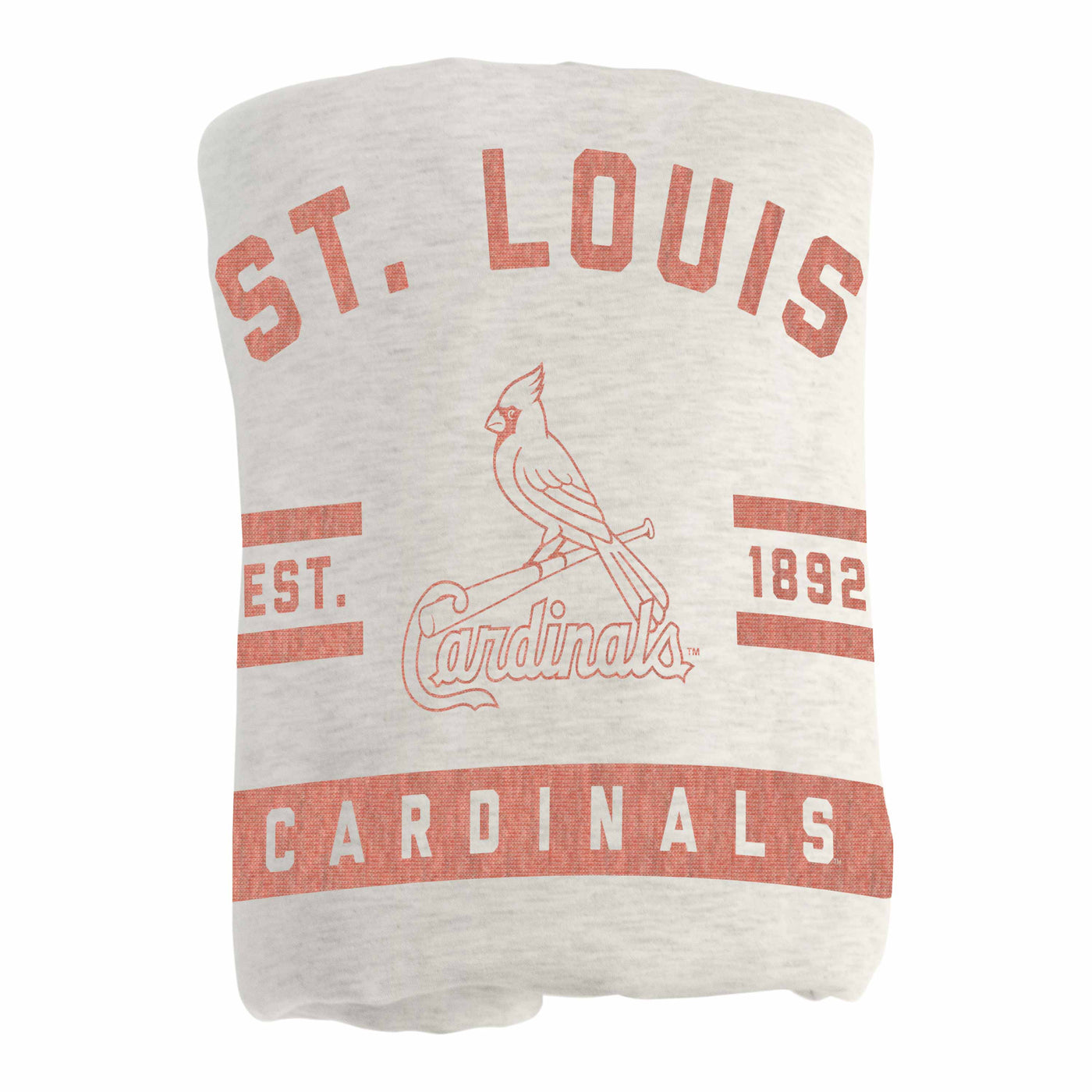 St Louis Cardinals Oatmeal Sweatshirt Blanket