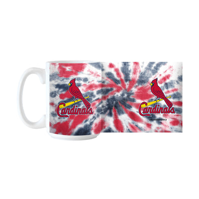 St Louis Cardinals 15oz Tie Dye Sublimated Mug