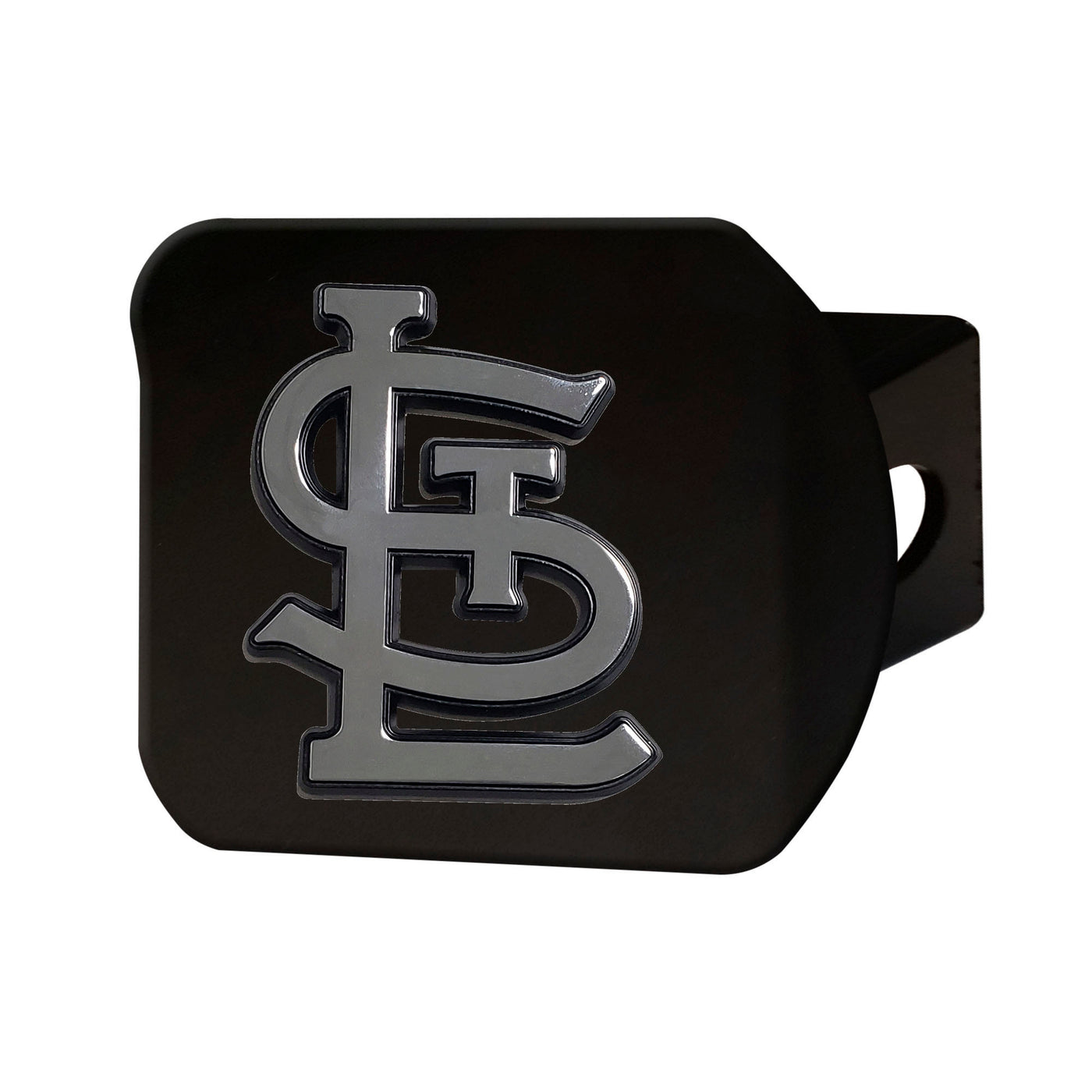 MLB - St. Louis Cardinals Chrome on Black Hitch Cover