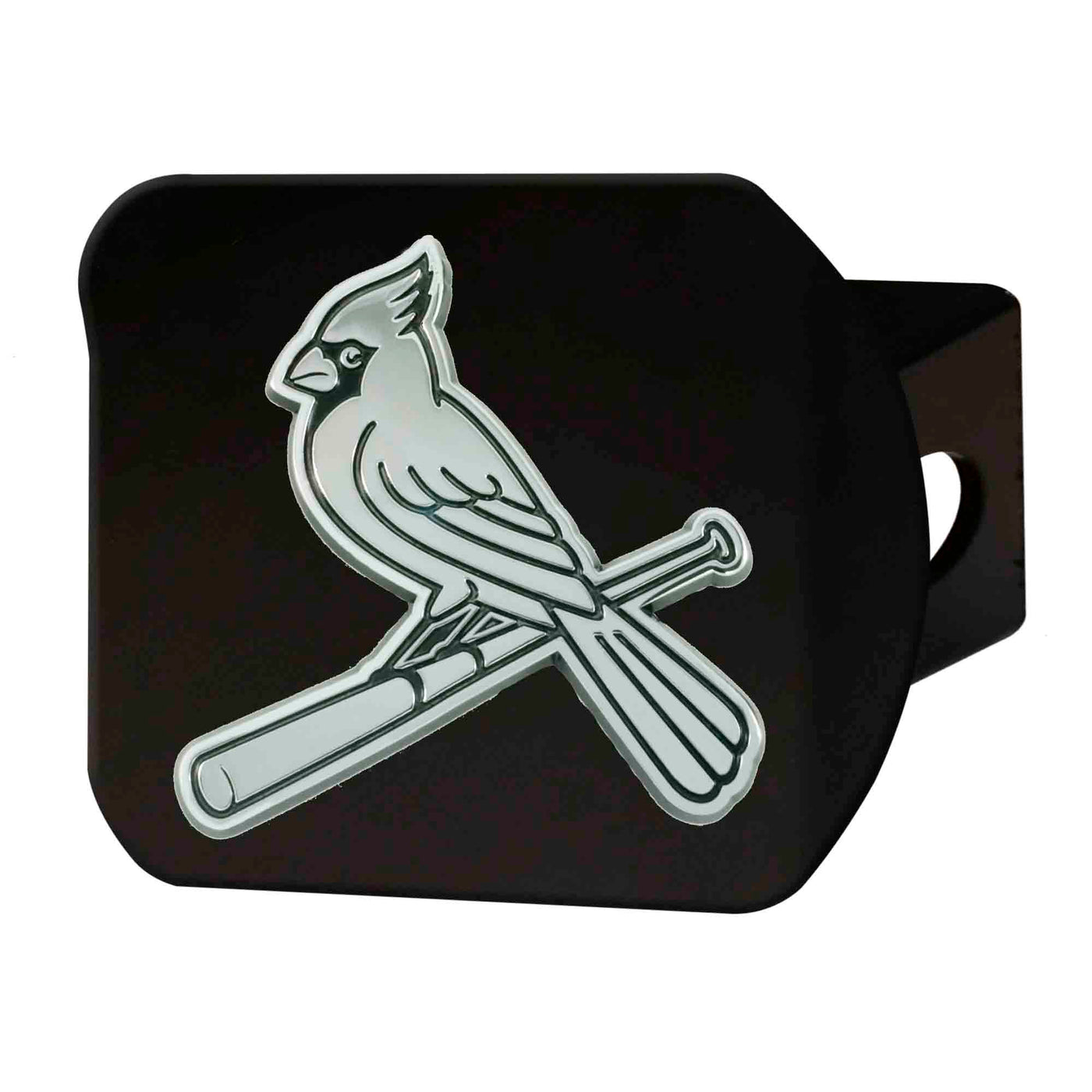 MLB - St. Louis Cardinals Chrome on Black Hitch Cover