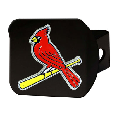 MLB - St. Louis Cardinals Color on Black Hitch Cover