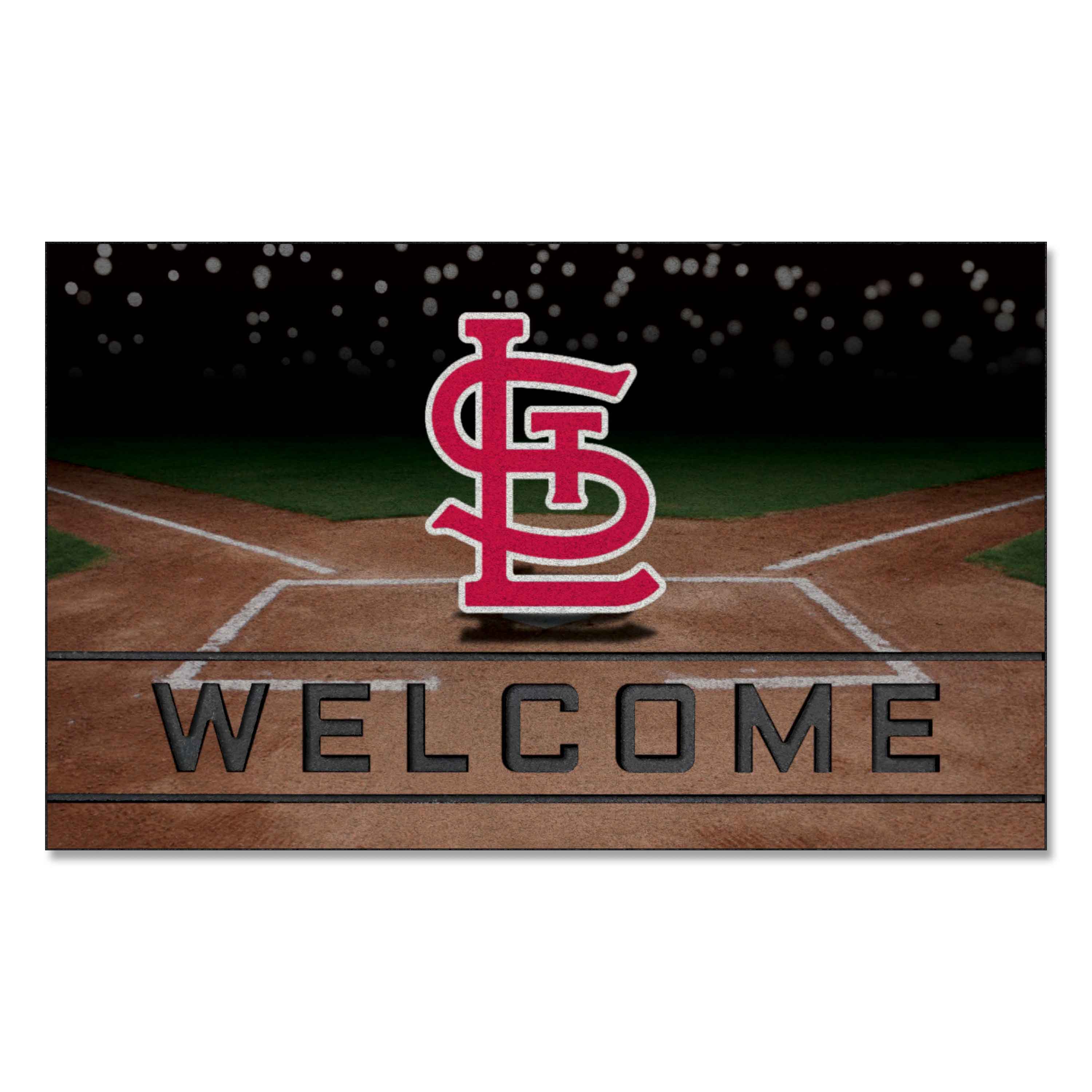 St. Louis Cardinals Crumb Rubber Door Mat | Logo Brands